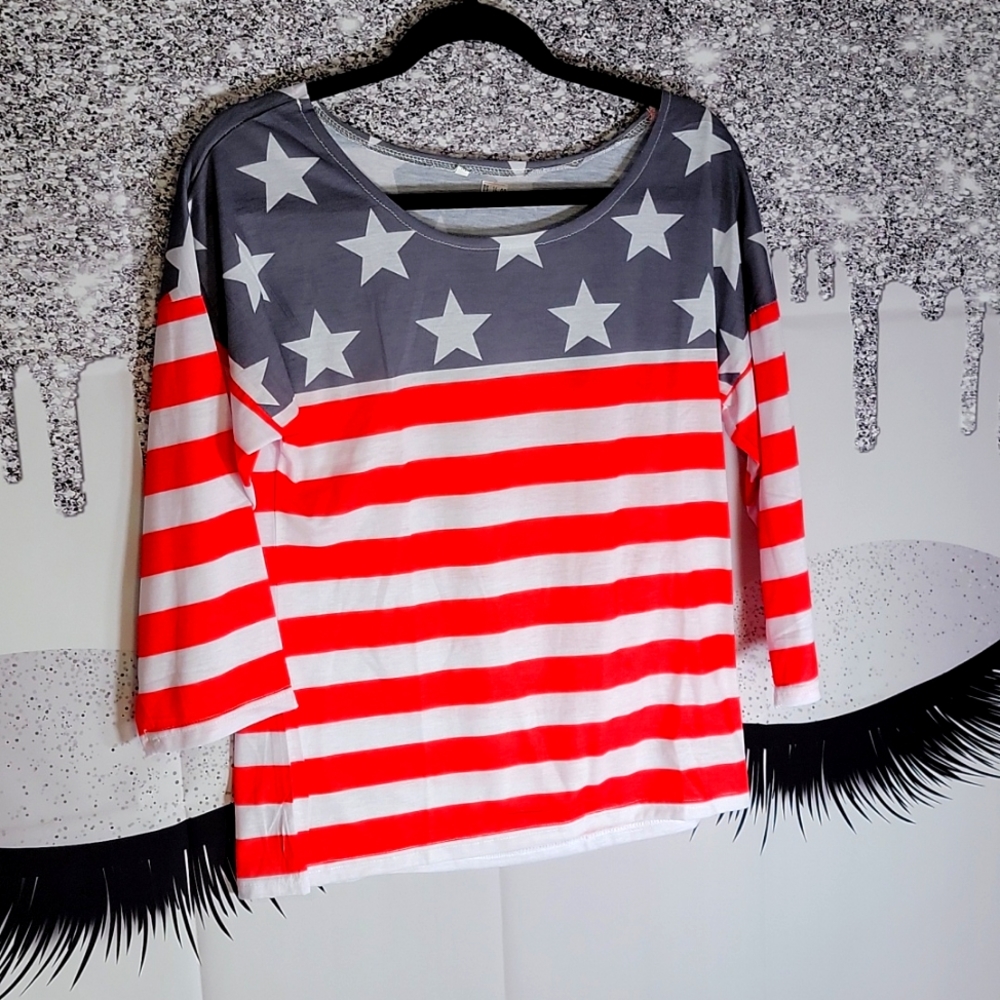 Womens 3/4 Sleeve Top